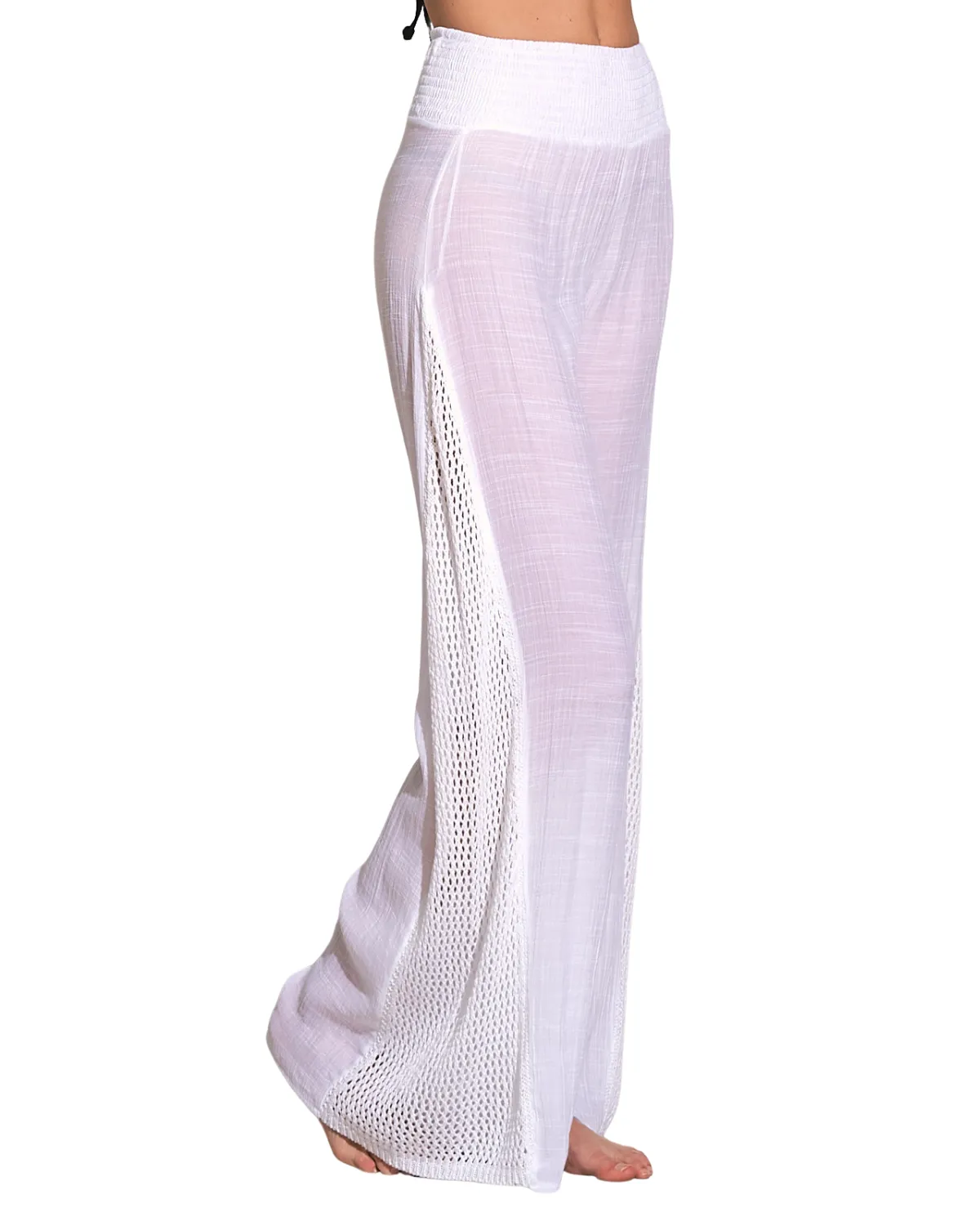 2024 Elan Crochet Smocked Pants (More colors available) - CR2191