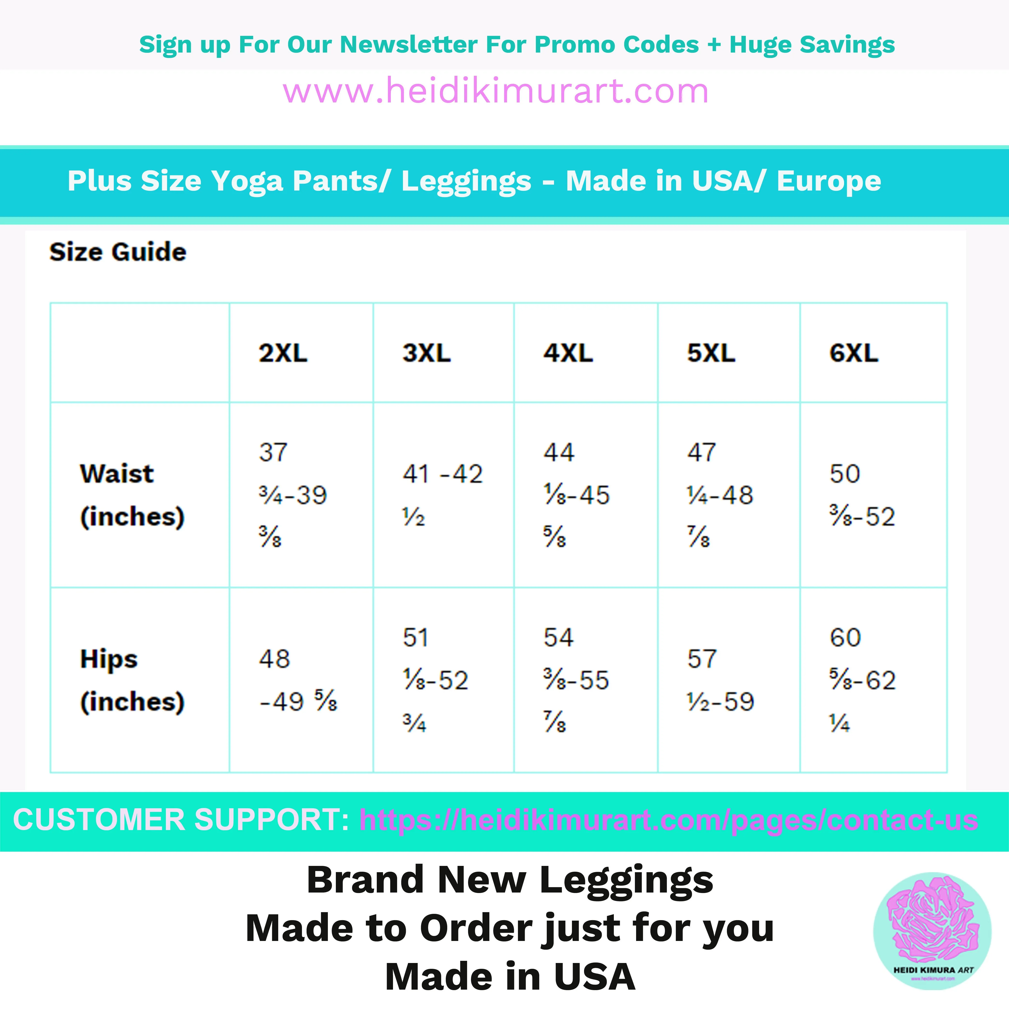 Cheetah Plus Size Leggings, Women's Animal Print Best Long Yoga Pants-Made in USA/EU