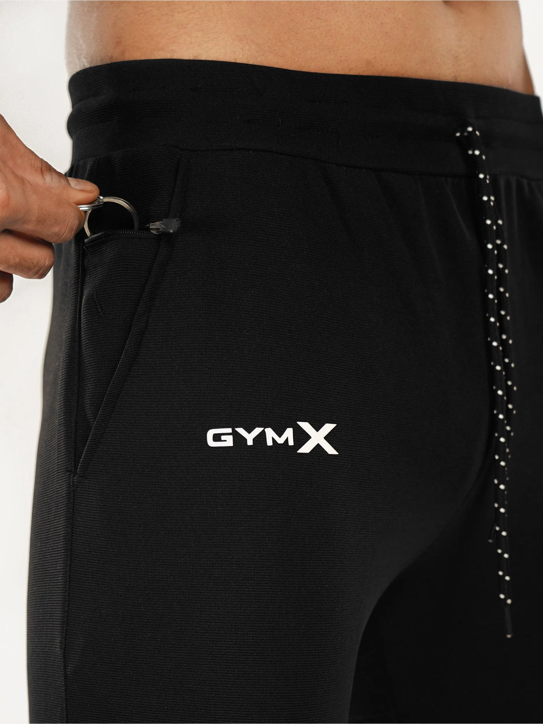 Cord GymX Bottoms- Infinity Black - Sale
