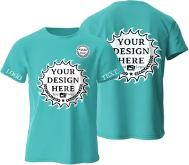Custom T Shirts Add Your Logo,Text,Photo,Custom Shirts Unisex Print Personalized T Shirt Gifts