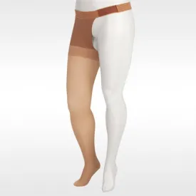 Juzo 2002 Soft Closed Toe Thigh High w/Hip Attachment - 30-40 mmHg Left