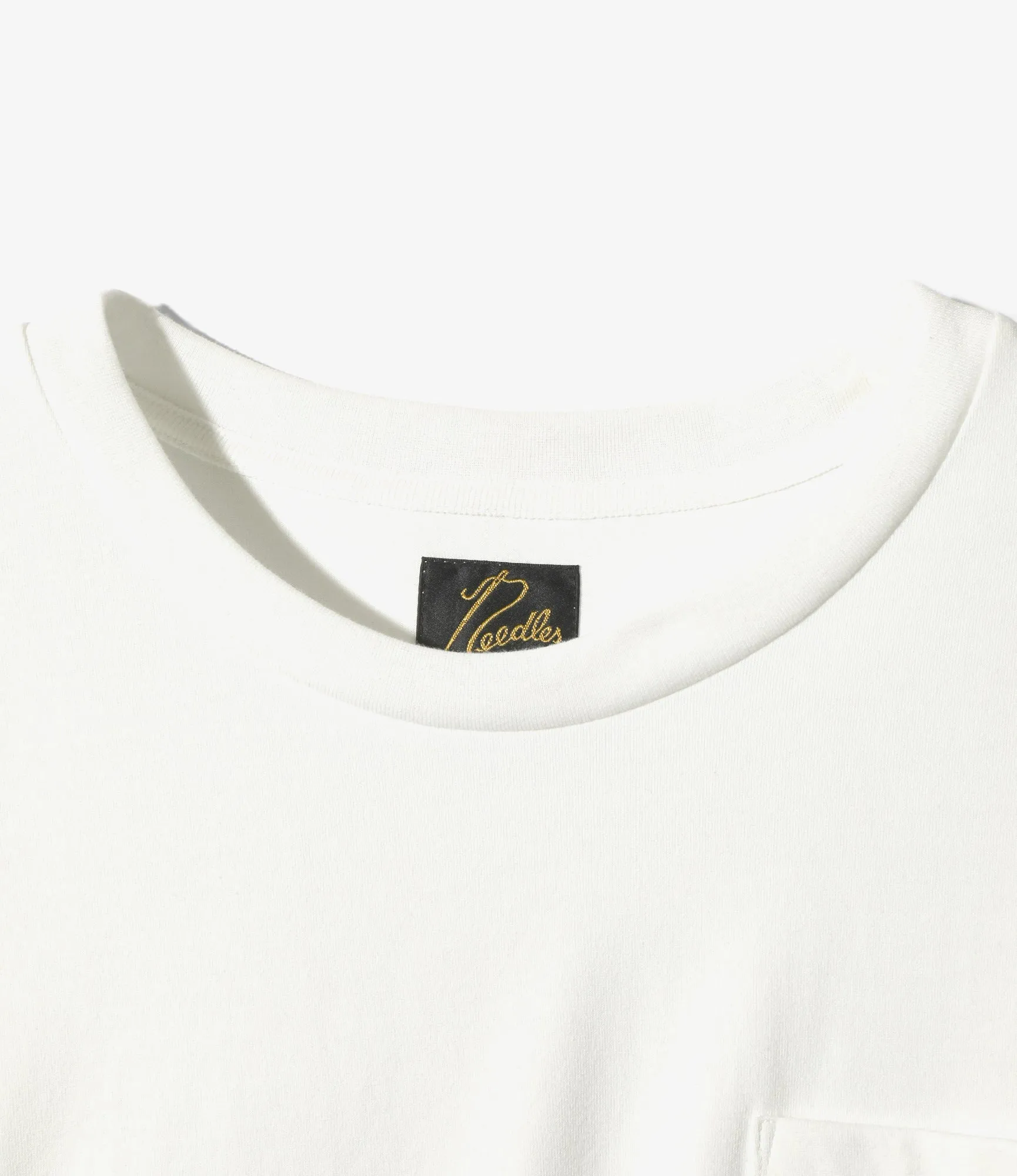Long Sleeve Crew Neck – White Heavyweight Jersey