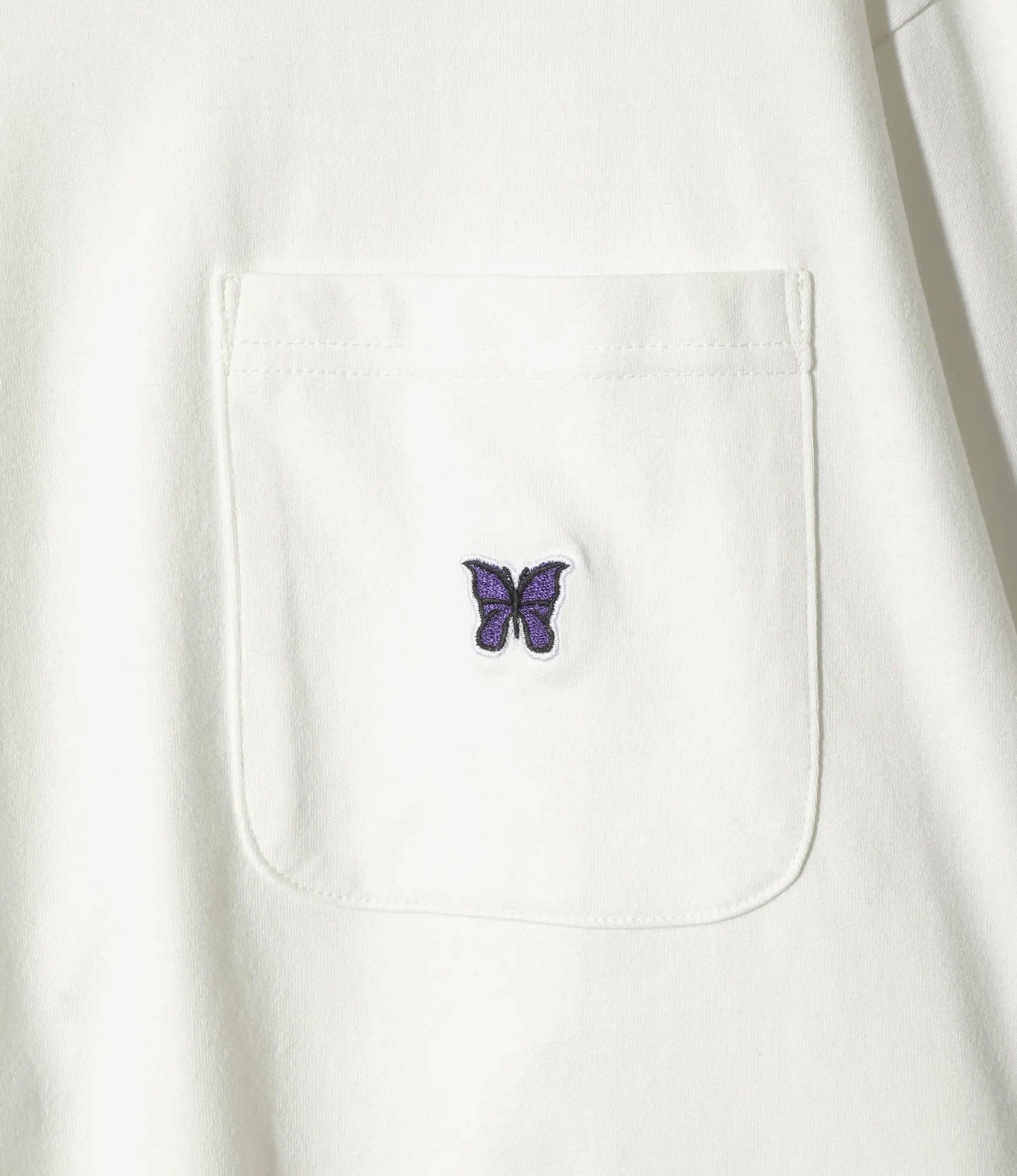 Long Sleeve Crew Neck – White Heavyweight Jersey