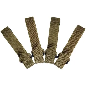 Maxpedition 3" TacTie Attachment Strap 4 Pack - Khaki 9903K