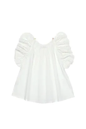 Maya Blouse Gardenia and Lace
