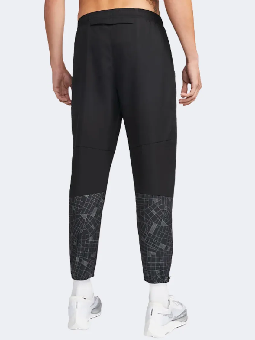 Nike Dri-Fit Division Challenger Men Running Pant Black/White