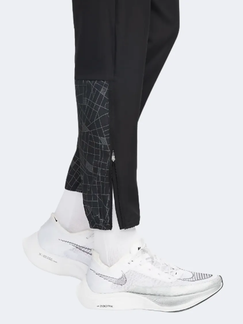 Nike Dri-Fit Division Challenger Men Running Pant Black/White