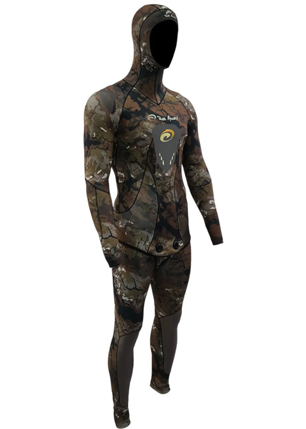 Rob Allen Mens 3.5mm Open Cell 2 Piece Wetsuit